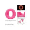 Glow in the Dark Silicone Stroker with Ridged Texture