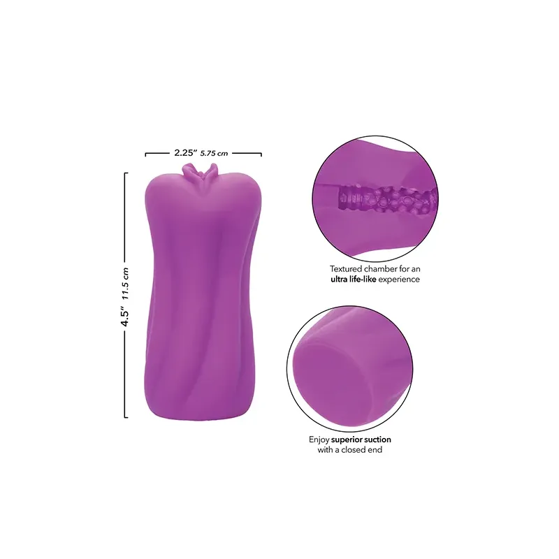 Anime Stroker with Textured Suction Chamber