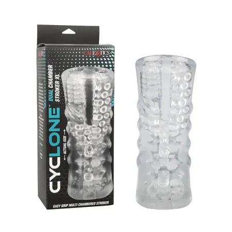Cyclone Dual Chamber Stroker XL in Clear
