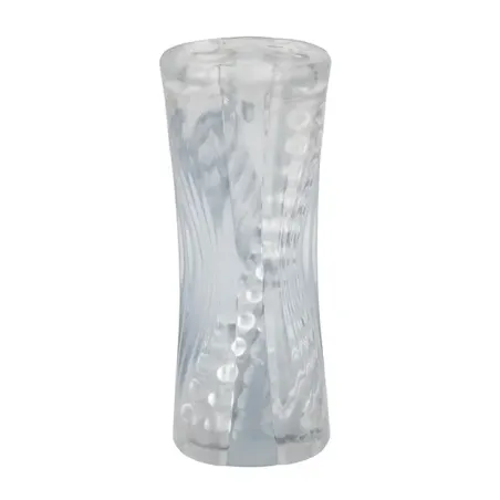 Cyclone XL Dual Ribbed Stroker in Clear TPE