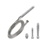 Stainless Steel Anal Douche System with 4 Spray Attachments