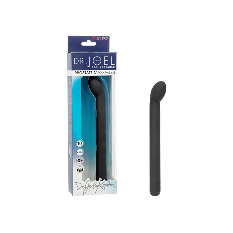 Rechargeable Silicone Prostate Massager with 10 Vibration Speeds