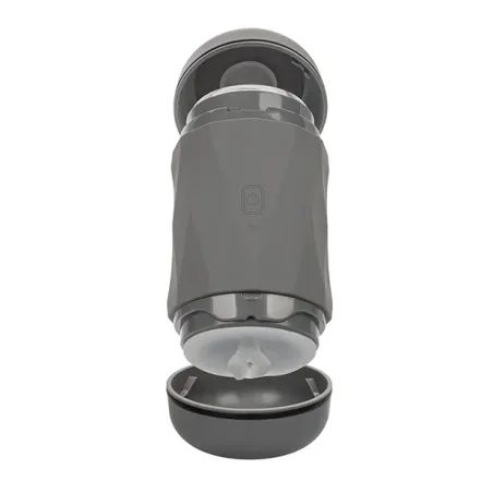 Vibro Squeeze Stroker with Dual-Ended Textured Sleeve