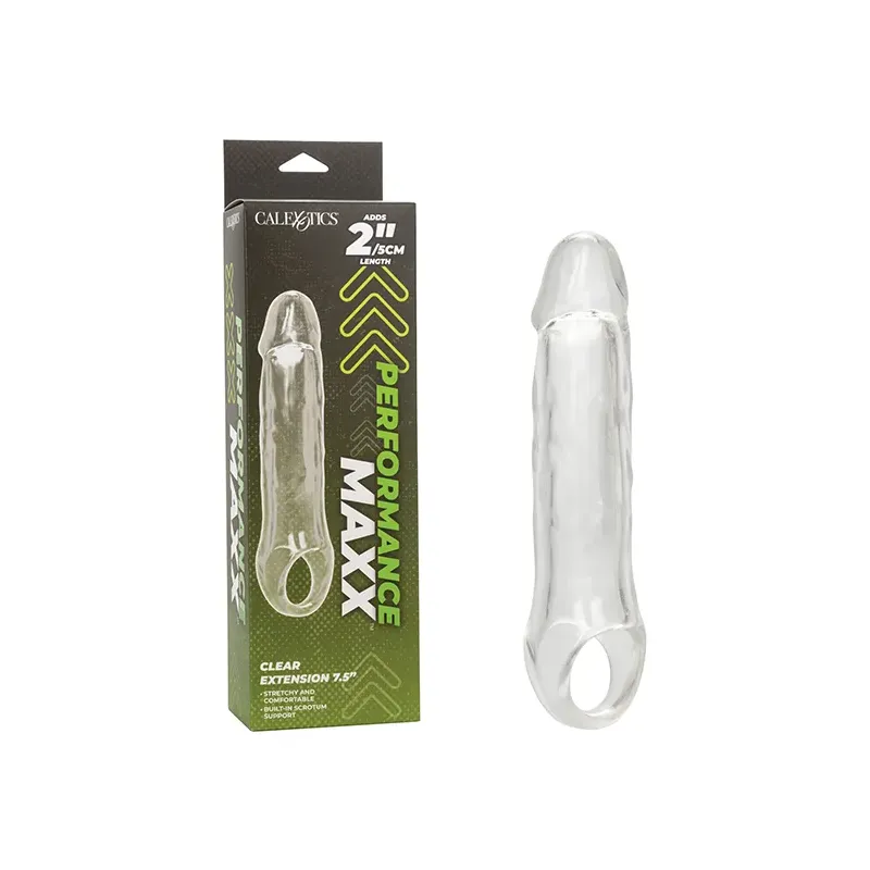 Penis Extension Sleeve with Scrotum Strap, 7.5 Inch