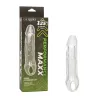 Penis Extension Sleeve with Scrotum Strap, 5.5 Inch Clear