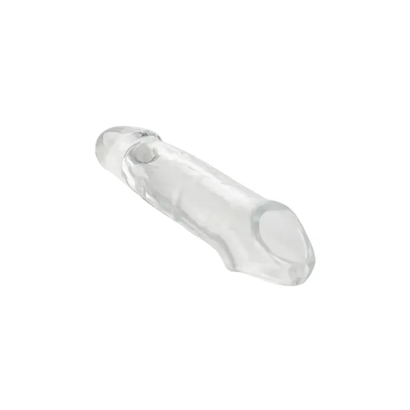 Penis Extension Sleeve with Scrotum Strap, 5.5 Inch Clear