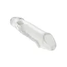 Penis Extension Sleeve with Scrotum Strap, 5.5 Inch Clear