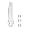 Penis Extension Kit with Scrotum Strap and Three Stoppers