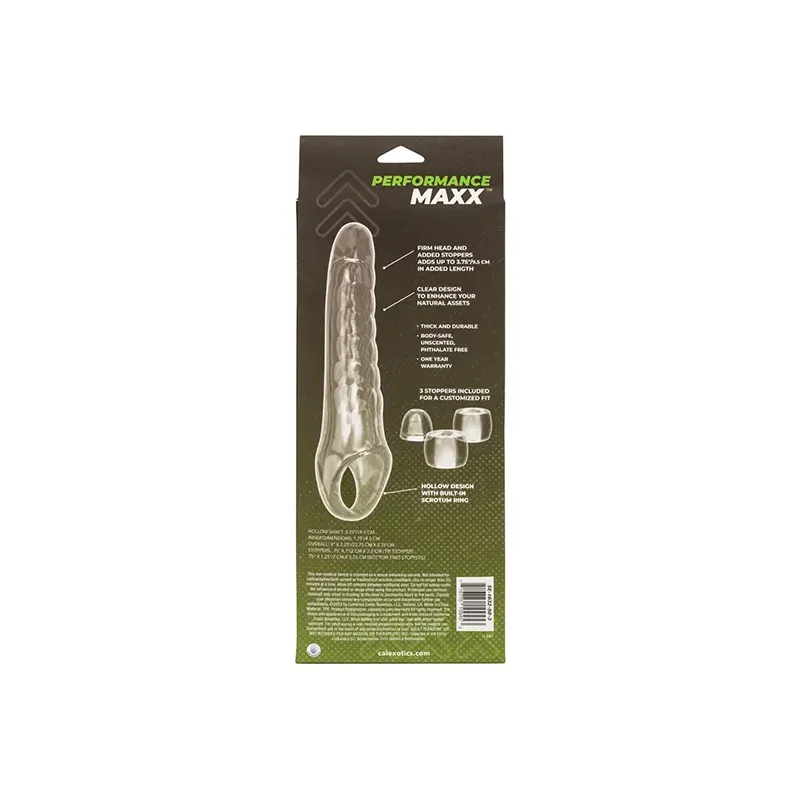 Penis Extension Kit with Scrotum Strap and Three Stoppers