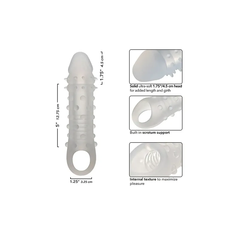 Liquid Silicone Penis Extension with Scrotum Strap