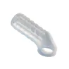 Liquid Silicone Reversible Penis Sleeve with Scrotum Ring