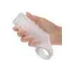 Liquid Silicone Reversible Penis Sleeve with Scrotum Ring