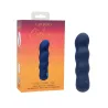 Cashmere Satin Swirl G-Spot Vibrator in Navy