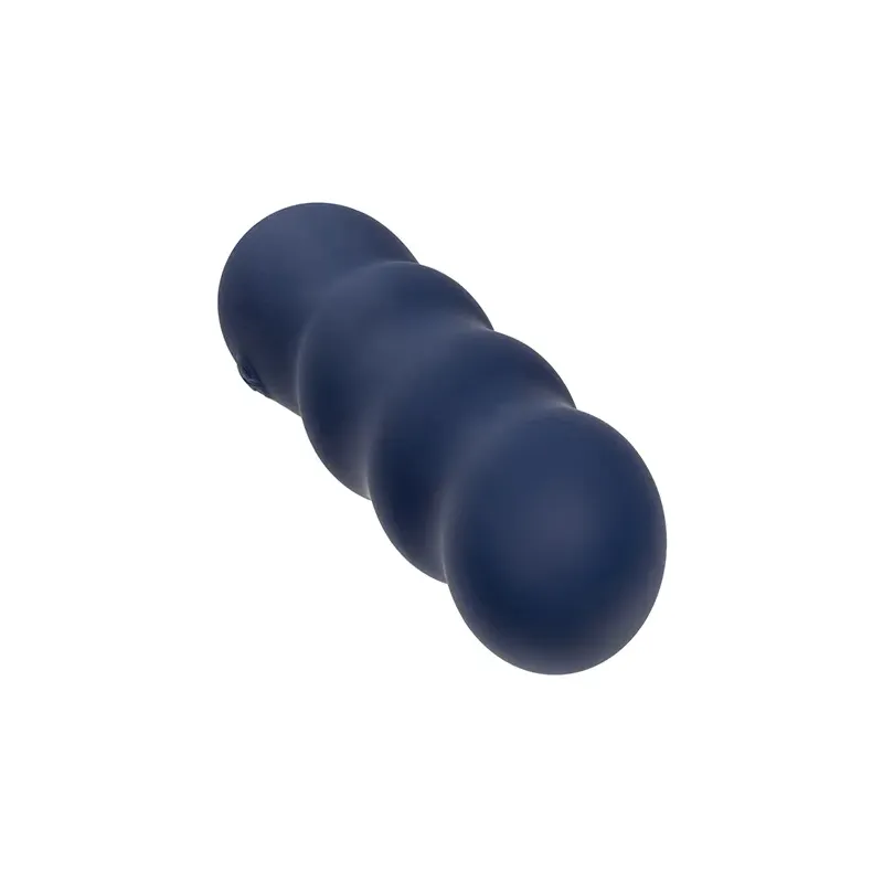 Cashmere Satin Swirl G-Spot Vibrator in Navy