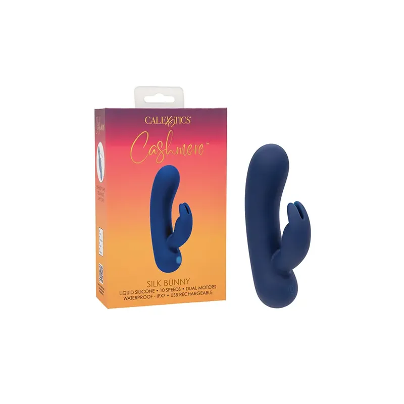 Cashmere Silk Bunny Rabbit Vibrator with Dual Motors
