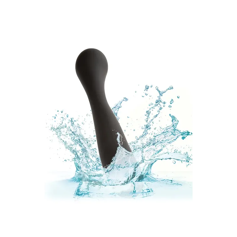 Dual-Ended Bendable Anal Probe in Black Silicone