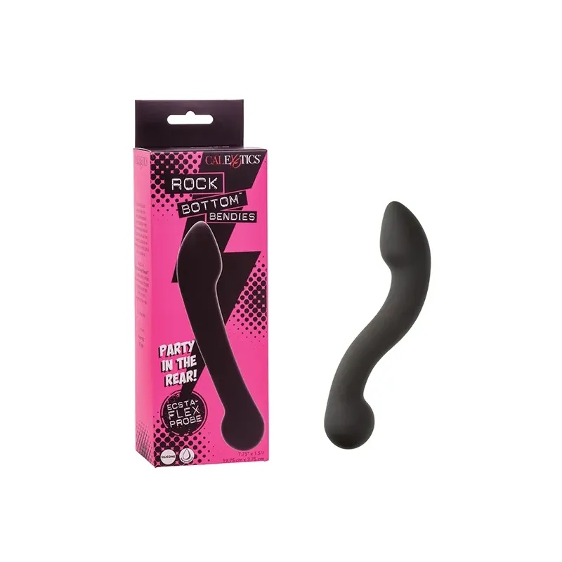 Dual Ended Flexible Anal Probe in Silicone