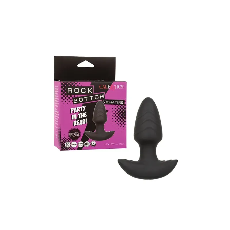 Rotating Vibrating Anal Probe with Rippled Texture