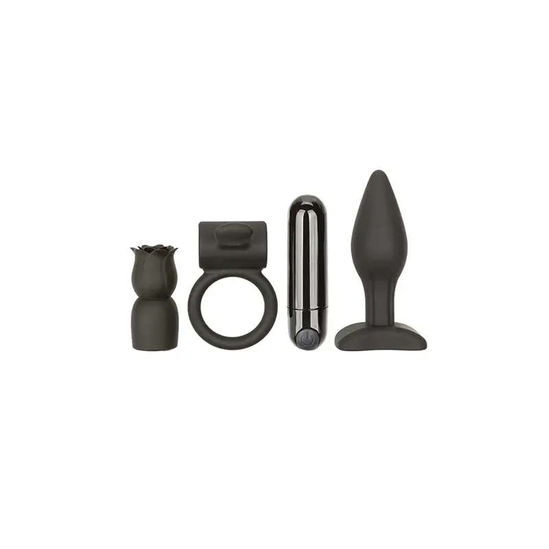 Allure Vibrator Kit with Bullet, Teaser, Couples Ring and Anal Probe