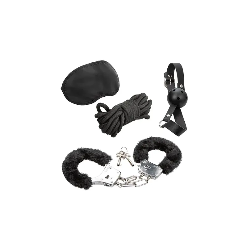 Explorer Bondage Kit with Cuffs, Gag, Mask and Rope