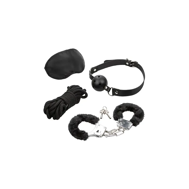 Explorer Bondage Kit with Cuffs, Gag, Mask and Rope