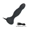 Deep Swirl Textured Vibrating Dildo with Dual Motors