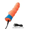 Rave Tickler Rabbit Vibrator with Swirled Shaft and Triple Ticklers