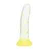Glow Stick Star Silicone Dildo with Suction Cup