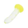 Glow Stick Star Silicone Dildo with Suction Cup