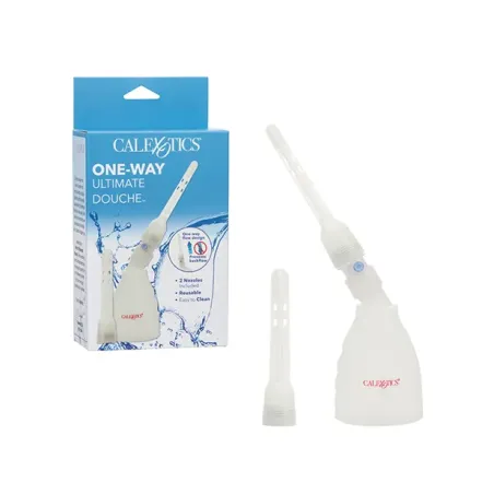One-Way Anal Douche with Dual Nozzles