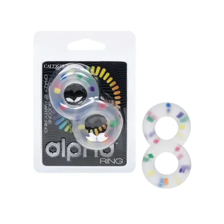 Liquid Silicone Crazy 8 Dual Cock Ring