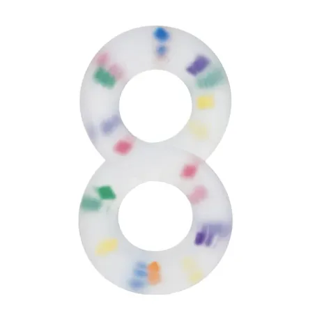Liquid Silicone Crazy 8 Dual Cock Ring