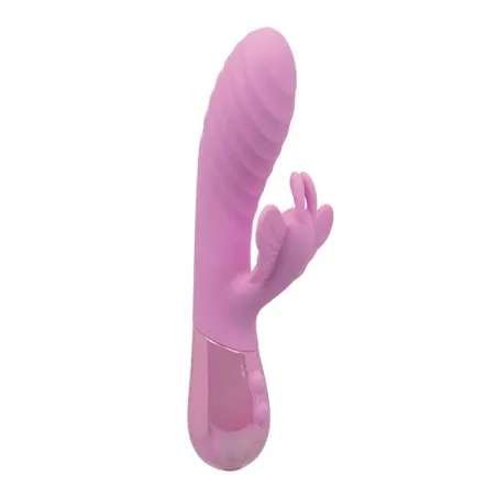 Aura Dual Flutter Rabbit Vibrator with Butterfly Stimulator