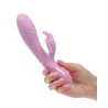 Aura Dual Flutter Rabbit Vibrator with Butterfly Stimulator