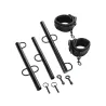 Spreader Bar with Ankle Cuffs in Black