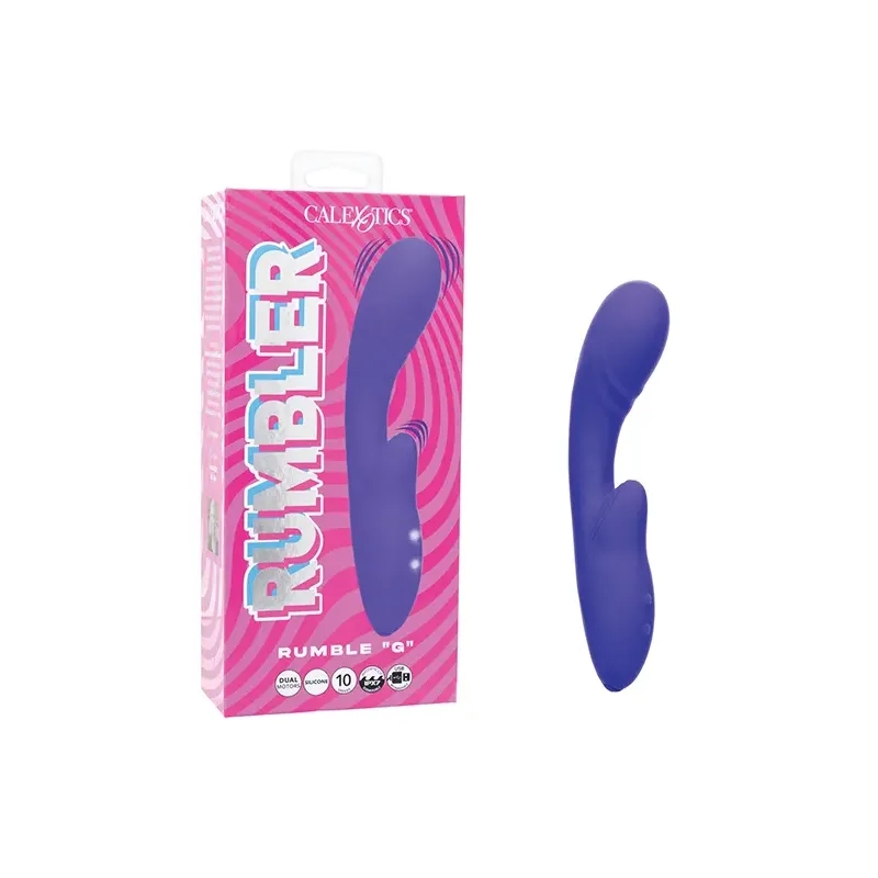 Rumble G Dual Vibrator with Rippled Shaft
