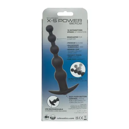 Rechargeable Vibrating Anal Beads with 10 Speeds