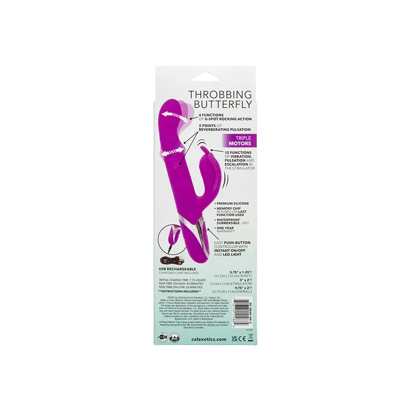 Rabbit Vibrator with Triple Motors and G-Spot Rocking