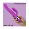 Rabbit Vibrator with Triple Motors and G-Spot Rocking