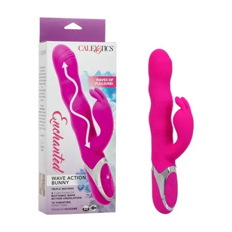 Wave Action Rabbit Vibrator with Flickering Teaser