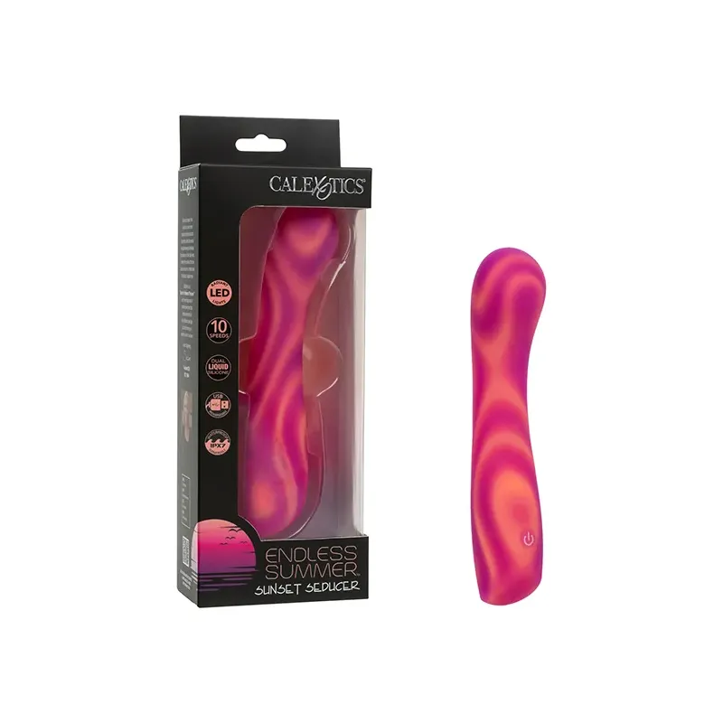 G-Spot Vibrator with Color-Changing LED and Flexible Shaft